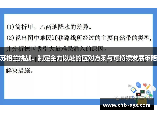 苏格兰挑战：制定全力以赴的应对方案与可持续发展策略